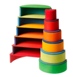 Image de Semi cirkels gekleurd 37 cm 11-delig Grimm's