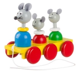 Afbeeldingen van Trekfiguur familie muis