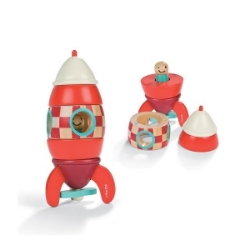 Bild von Magneetset raket  Janod 14 cm hoog
