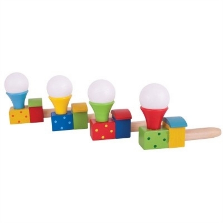 Afbeeldingen van Behendigheidsspel Blaasbal Locomotief Bigjigs