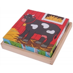 Bild von Blokkenpuzzel Boerderijdieren 10m+ Bigjigs