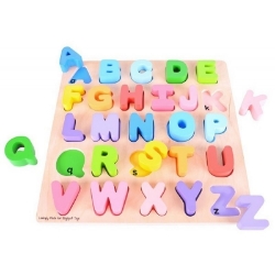 Afbeeldingen van Puzzel Alfabet Hoofdletters Bigjigs