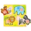 Afbeeldingen van Puzzel grote knoppen Safari 1+ Bigjigs
