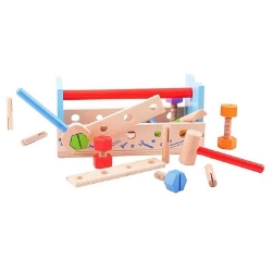 Picture of Speel-gereedschapskist en werkbank hout Bigjigs