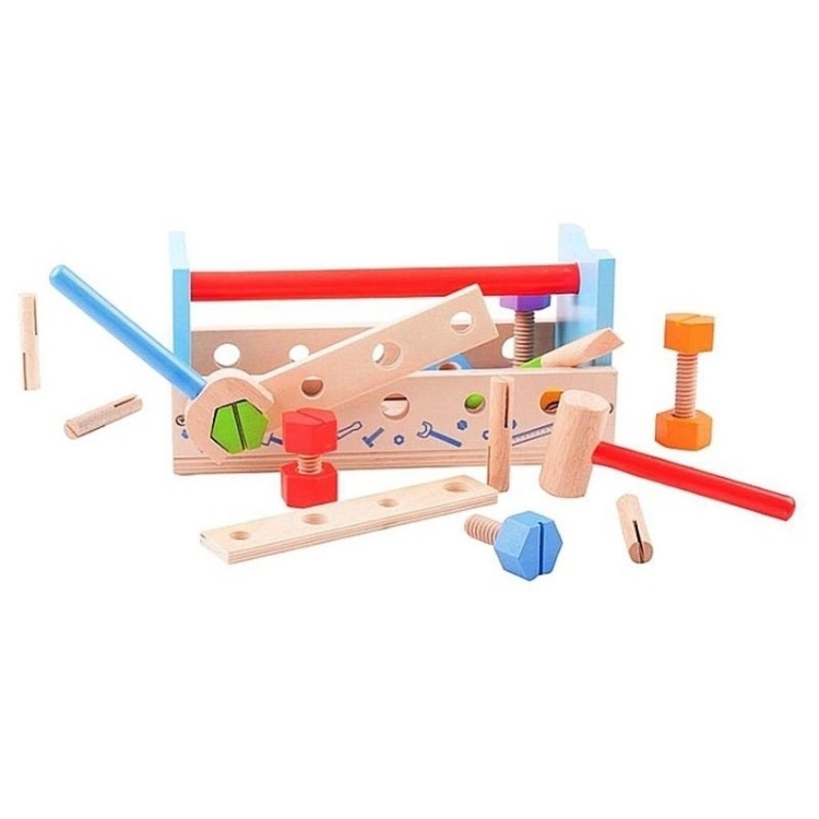 Picture of Speel-gereedschapskist en werkbank hout Bigjigs