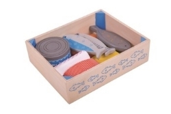 Image de Kratje met houten vis Bigjigs