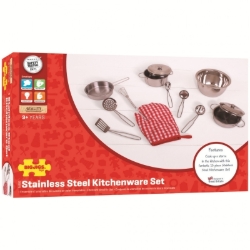 Bild von Bigjigs Speel Kookset RVS 13-delig