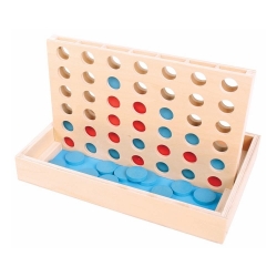 Picture of Houten spel vier-op-een-rij Bigjigs