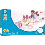 Picture of Grote treinbaanset hout Fairy Town roze Bigjigs