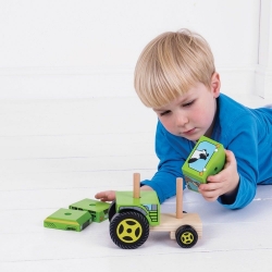 Picture of Stapelpuzzel Tractor Bigjigs