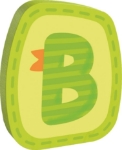 Image de Houten letter B Haba