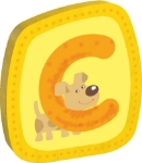 Image de Houten letter C Haba