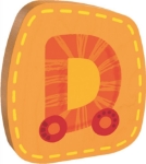 Image de Houten letter D Haba