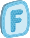 Image de Houten letter F Haba