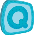 Image de Houten letter Q Haba