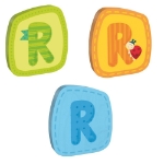 Image de Houten letter R Haba
