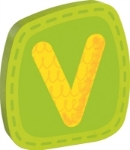 Image de Houten letter V Haba