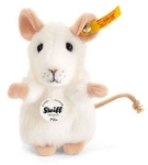 Afbeeldingen van Muis Pilla wit 10 cm Steiff