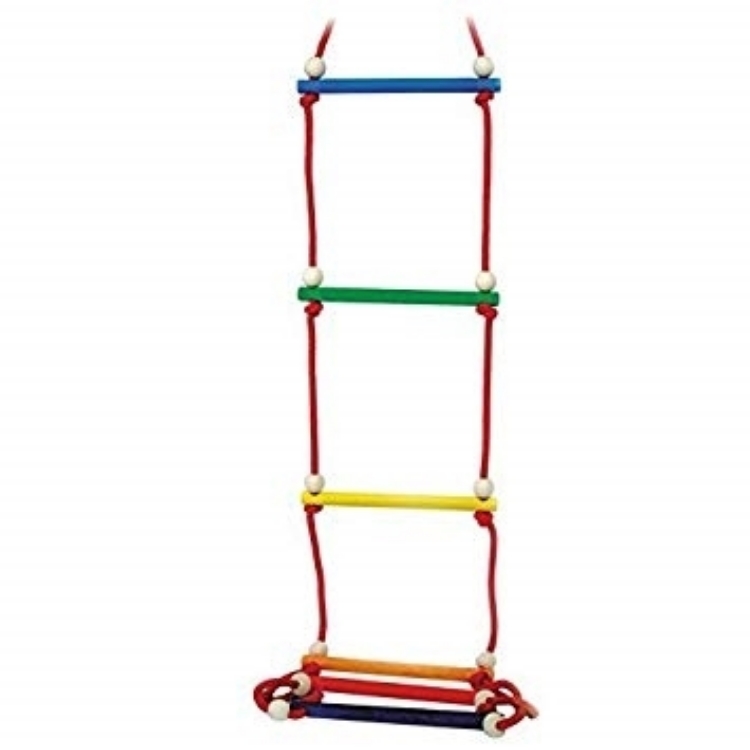Picture of Hess Touwladder 6 sporten vrolijke kleuren