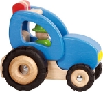 Afbeeldingen van Houten Voertuig - Tractor  Goki