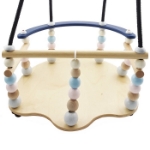 Picture of Luxe  peuterschommel Hess pastel blauw rose