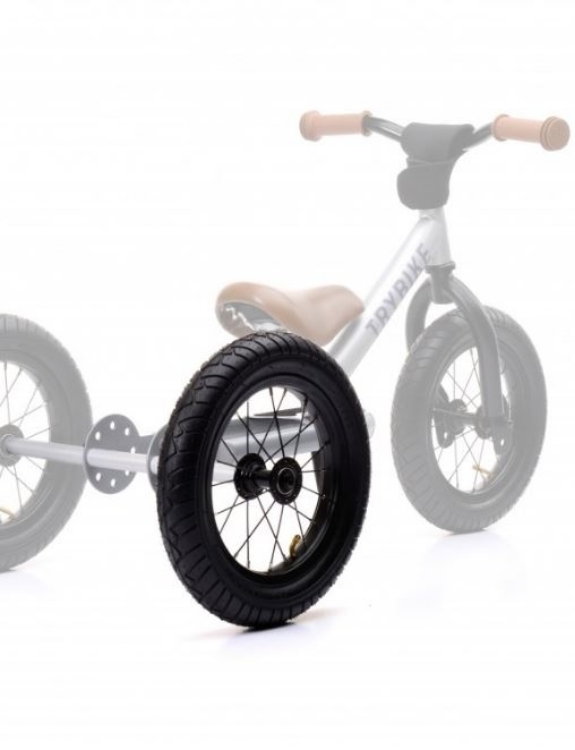 Image de Trybike Steel - Ombouwwiel voor stalen fiets, zwarte band  