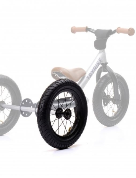 Bild von Trybike Steel Ombouwwiel – Zwarte Band – Accessoire voor Loopfiets