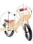 Afbeeldingen van Trybike, zadelhoes en kinbeschermer roze voor loopfiets hout