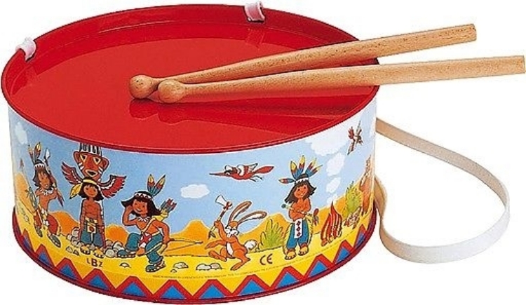 Picture of Blikken trommel Indiaan 20cm