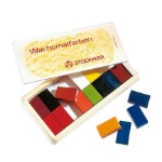 Picture of SALE!!!   Stockmar wasblokjes 16 kleuren in houten kistje