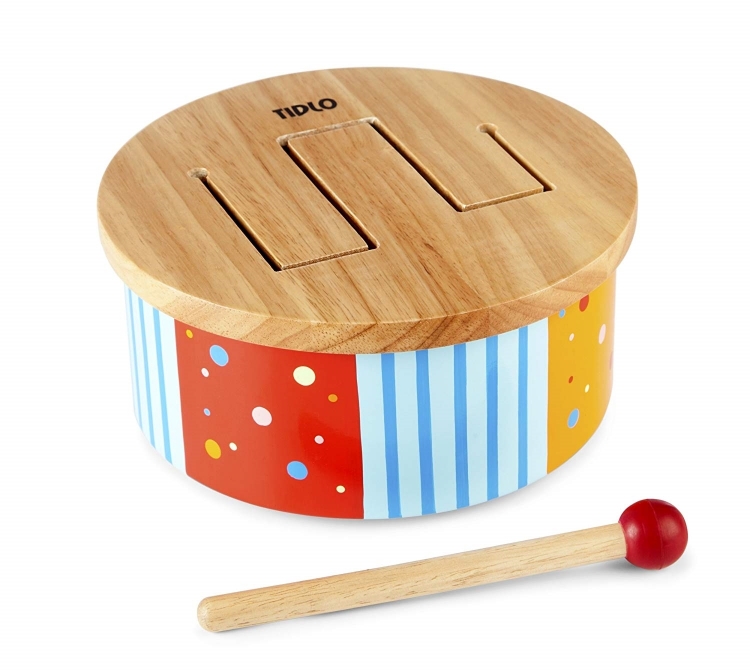 Image de Houten drum trommel 12 mnd+ Tidlo