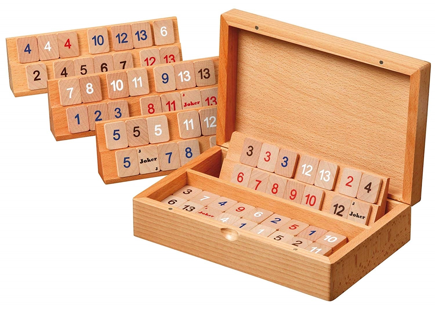 Duurzaam houten speelgoed. Rummy spel hout - Philos kopen? Bestel nu online | HOUT-DOE.NL