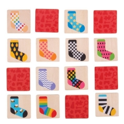 Picture of Memoryspel Sokken zoeken Bigjigs