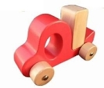 Picture of Grijp vrachtauto rood met blokje 