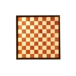 Afbeeldingen van Schaak en dambord ingelegd  Afm. 47 x 47 cm.