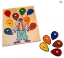 Bild von SALE!!!   Harmony Toys Knoppuzzel Kleuren leren met Clown 