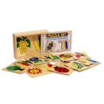 Picture of SALE!!!   Puzzelset "kleurpotloden en plaatjes" - Harmony Toys