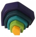 Bild von Stapelblokken Aarde 11,5 cm Grimm's