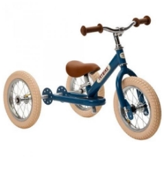 Afbeeldingen van Trybike 2-wieler loopfiets staal vintage blauw
