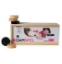 Picture of Damstenen, zwart en naturel essenhout, in houten kist, ⌀ 30 mm