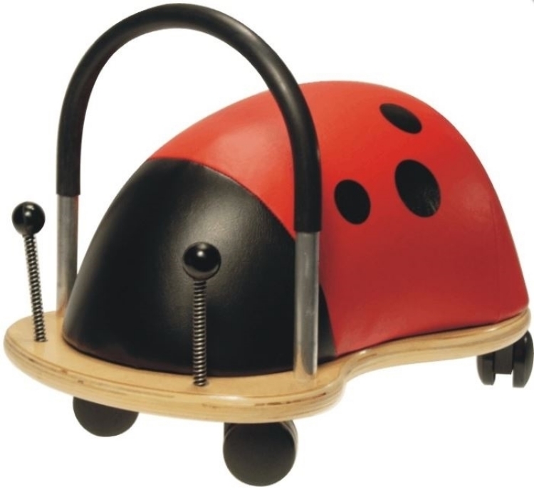 Afbeeldingen van Wheelybug small lieveheersbeestje loopwagen met zwenkwielen 1+