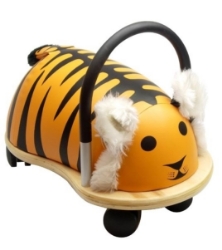 Image de Wheelybug small tijgertje loopwagen met zwenkwielen 1+
