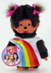 Bild von Monchichi meisje K3 regenboogjurk