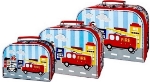 Afbeeldingen van Koffertje Brandweer groot L 29 x 20 cm 
