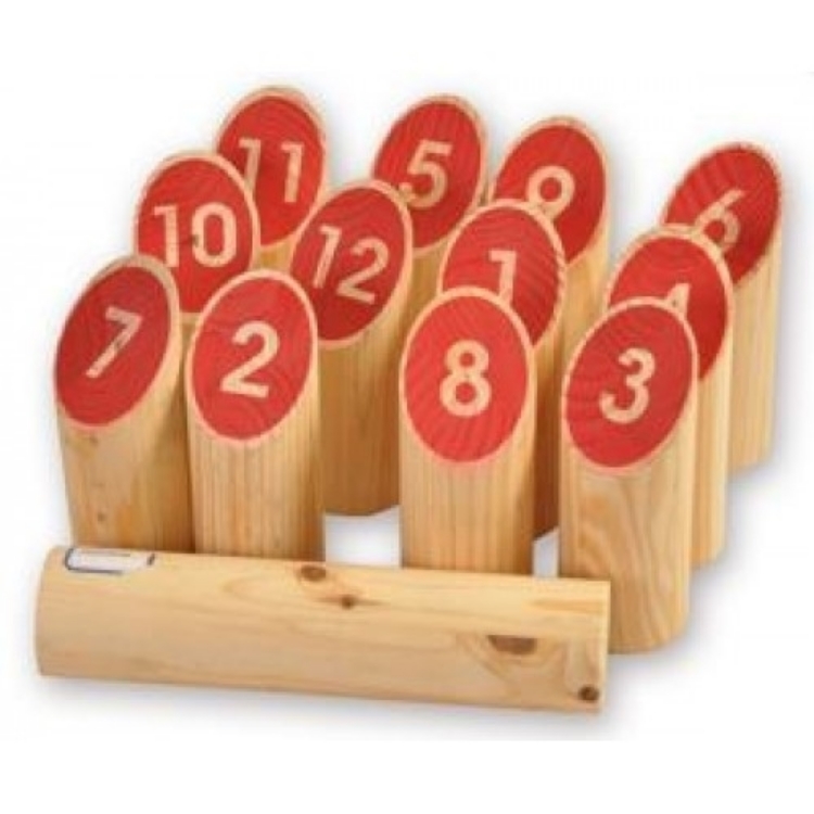 Afbeeldingen van Nummer Kubb Dennehout