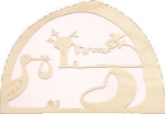 Picture of SALE!!!   Silhouet Geboorte Roze de Noest