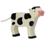 Bild von Kalfje zwartbont Holztiger