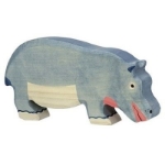 Picture of Nijlpaard etend Holztiger