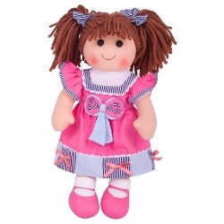 Afbeeldingen van Lappenpop Emma 38cm Bigjigs