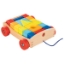 Image de Blokkentrekwagen met 20 gekleurde blokken
